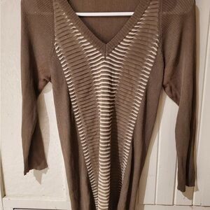 Hugo Boss Brown Knit Sweater